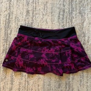 Lululemon tennis skirt pleats on back